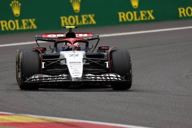 F1 Gran Prix of Belgium Yuki Tsunoda of AlphaTauri on track during the F1 Grand Prix of Belgium at Spa Francorchamps on July 30, 2023 Stavelot, Belgium. Stavelot Spa Francorchamps Belgium Copyright: xMarcoxCanonierox
