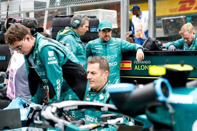 14 Fernando Alonso (ESP, Aston Martin Aramco Cognizant F1 Team), F1 Grand Prix of Belgium at Circuit de Spa-Francorchamps on July 30, 2023 in Spa-Francorchamps, Belgium. (Photo by HOCH ZWEI) Spa-Francorchamps Belgium