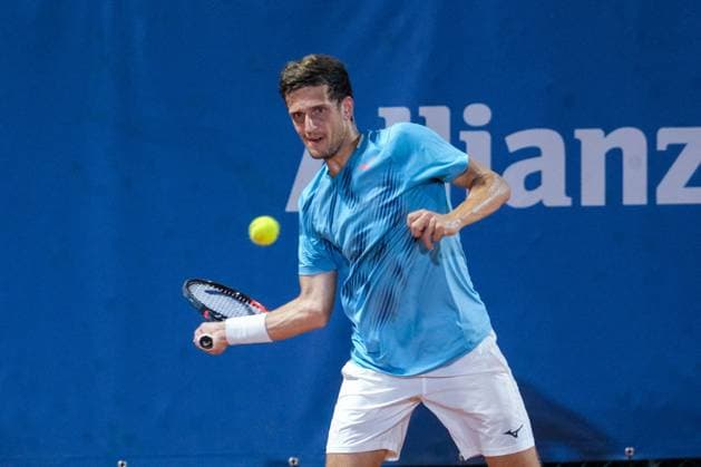 Vit Kopriva n action during the finals of Internazionali di Verona - ATP, Tennis Herren Challenger 100 tennis tournament at Circolo Tennis Scaligero in Verona on July 30, 2023, Verona Italy.  Copyright: xRobertoxTommasini IPAxSportx xipx xx 0 IPA_IPA39492768