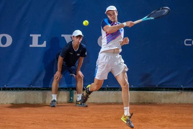Tennis Internationals - ATP, Tennis Herren Challenger 100 - Internazionali di Verona - Finals - Vit Kopriva VS Vitaliy Sachko Vitaliy Sachko in action during the finals of Internazionali di Verona - ATP Challenger 100 tennis tournament at Circolo Tennis Scaligero in Verona on July 30, 2023, Verona Italy. Verona Italy  Copyright: xIPAxSport ABACAx BRIPASport20230730_781 IPAxSport ABACAx BRIPASport20230730_781