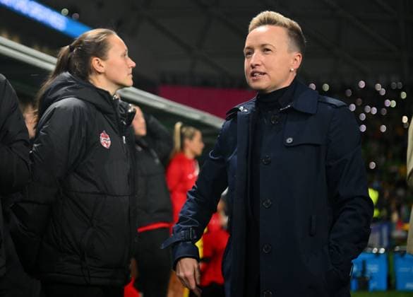 Mandatory Credit: Photo by Morgan Hancock Shutterstock (14028970ag) Beverly Priestman, Head Coach of Canada Canada Women v Australia Women, FIFA Women s World Cup, Group B, International Football, Melbourne Rectangular Stadium, Perth, Australia - 31 July 2023 Canada Women v Australia Women, FIFA Women s World Cup, Group B, International Football, Melbourne Rectangular Stadium, Perth, Australia - 31 July 2023  Copyright: xMorganxHancock Shutterstockx 14028970ag