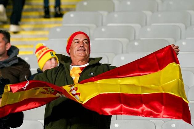 Auckland, New Zealand, July 26th 2023: Fan of Spain during the FIFA Womens World Cup 2023 Group C football match between Spain and Zambia at Eden Park in Auckland, New Zealand. (Daniela Porcelli SPP)  Copyright: xDanielaxPorcellix xSPPx spp-en-DaPoSp-20230726-DP100465