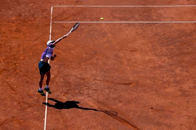 TENNIS - ATP, Tennis Herren Generali Open 2023 KITZBUEHEL,AUSTRIA,31.JUL.23 - TENNIS - ATP World Tour, Generali Open. Image shows Filip Misolic (AUT).  GEPAxpictures xPatrickxSteiner