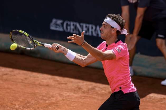 TENNIS - ATP, Tennis Herren Generali Open 2023 KITZBUEHEL,AUSTRIA,31.JUL.23 - TENNIS - ATP World Tour, Generali Open. Image shows Marco Cecchinato (ITA).  GEPAxpictures xPatrickxSteiner