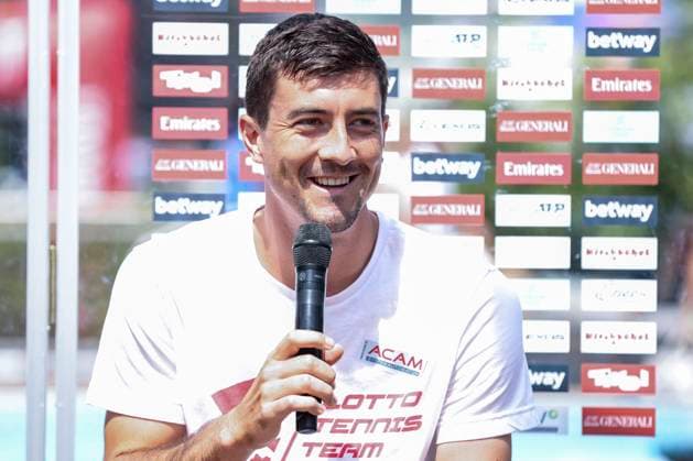 TENNIS - ATP, Tennis Herren Generali Open 2023 KITZBUEHEL,AUSTRIA,31.JUL.23 - TENNIS - ATP World Tour, Generali Open. Image shows Sebastian Ofner (AUT).  GEPAxpictures xPatrickxSteiner
