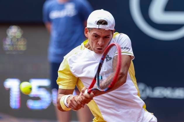 TENNIS - ATP, Tennis Herren Generali Open 2023 KITZBUEHEL,AUSTRIA,31.JUL.23 - TENNIS - ATP World Tour, Generali Open. Image shows Sebastian Baez (ARG).  GEPAxpictures xPatrickxSteiner