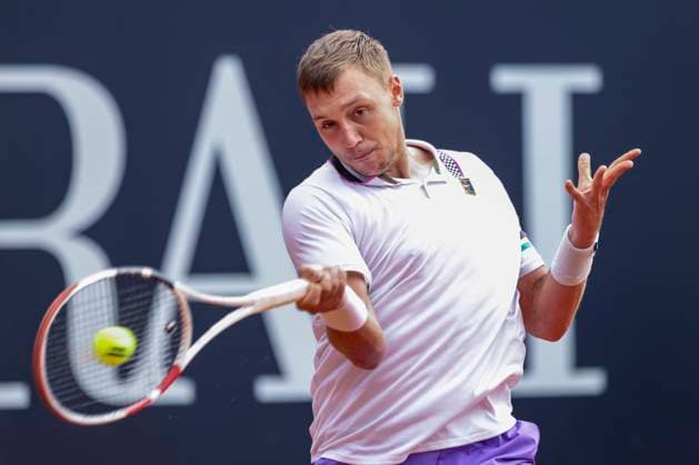 TENNIS - ATP, Tennis Herren Generali Open 2023 KITZBUEHEL,AUSTRIA,31.JUL.23 - TENNIS - ATP World Tour, Generali Open. Image shows Hamad Medjedovic (SRB).  GEPAxpictures xPatrickxSteiner