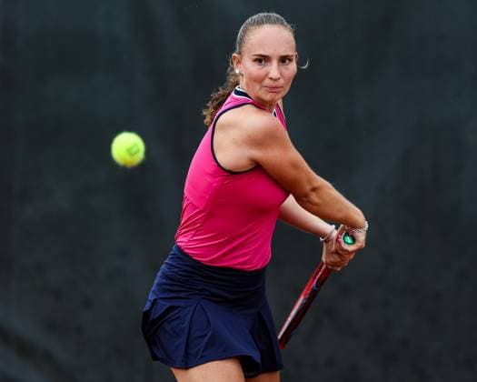 DTB internationals Ladies Open 2023 by Wilson, 31.07.2023, 24. boso Ladies Open Hechingen, Kategorie AA 1. Runde Qualifikation Sign-In Doppel Marie Vogt (GER) vs Mara Guth (GER) Mara Guth (GER) DTB internationals Ladies Open 2023 by Wilson Hechingen Copyright: xEibner-Pressefoto RogerxBuerkex EP_EER