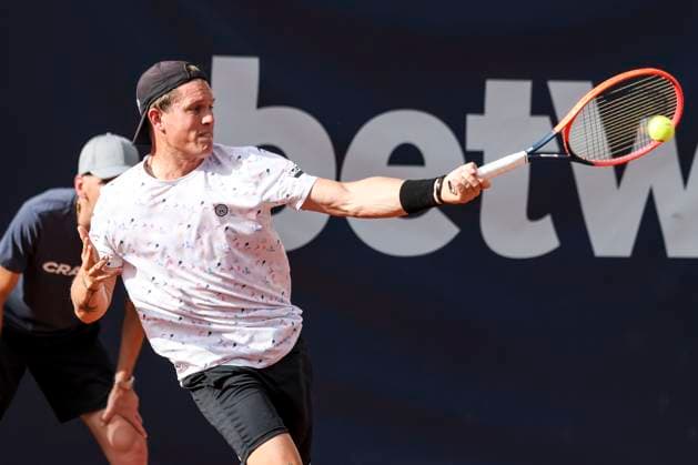 TENNIS - ATP, Tennis Herren Generali Open 2023 KITZBUEHEL,AUSTRIA,31.JUL.23 - TENNIS - ATP World Tour, Generali Open. Image shows Sam Weissborn (AUT).  GEPAxpictures xPatrickxSteiner