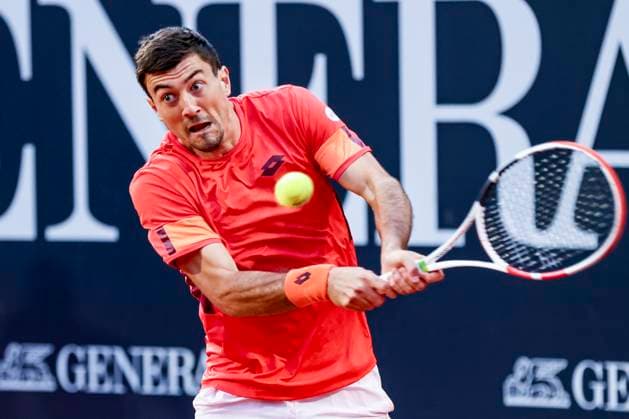 TENNIS - ATP, Tennis Herren Generali Open 2023 KITZBUEHEL,AUSTRIA,31.JUL.23 - TENNIS - ATP World Tour, Generali Open. Image shows Sebastian Ofner (AUT).  GEPAxpictures xPatrickxSteiner