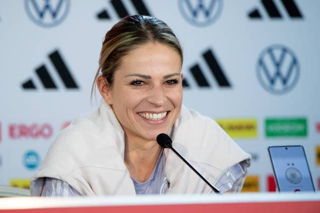 Melanie Leupolz (Deutschland, 18), AUS, Pressekonferenz DFB Frauen Nationalmannschaft Deutschland, FIFA Frauen Fussball Weltmeisterschaft Australien 2023, 01.08.2023 AUS, Pressekonferenz DFB Frauen Nationalmannschaft Deutschland, FIFA Frauen Fussball Weltmeisterschaft Australien 2023, 01.08.2023 Wyong Copyright: xEibner-Pressefoto Memmlerx EP_MMR