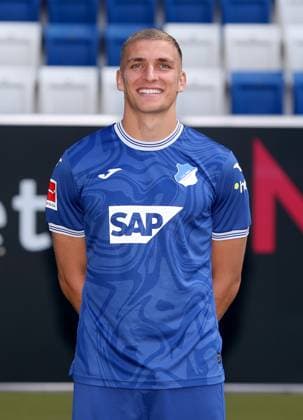 , TSG 1899 Hoffenheim . Porträttermin TSG 1899 Hoffenheim 2023-2024 . Zuzenhausen, GER, 01.08.2023 ,Fussball 1. Bundesliga 2023 2024 . Editorial use only !