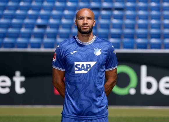 John Anthony Brooks , TSG 1899 Hoffenheim . Porträttermin TSG 1899 Hoffenheim 2023-2024 . Zuzenhausen, GER, 01.08.2023 ,Fussball 1. Bundesliga 2023 2024 . Editorial use only !