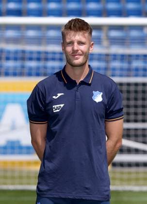 Julian Binder - Physiotherapeut , TSG 1899 Hoffenheim . Porträttermin TSG 1899 Hoffenheim 2023-2024 . Zuzenhausen, GER, 01.08.2023 ,Fussball 1. Bundesliga 2023 2024 . Editorial use only !