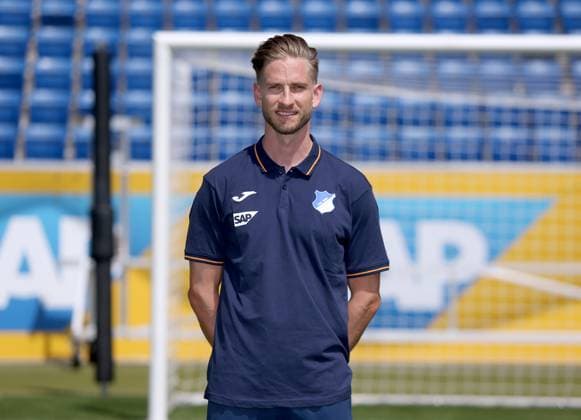 Martin Seiler - Athletik-Trainer , TSG 1899 Hoffenheim . Porträttermin TSG 1899 Hoffenheim 2023-2024 . Zuzenhausen, GER, 01.08.2023 ,Fussball 1. Bundesliga 2023 2024 . Editorial use only !