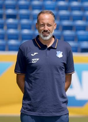 Pelegrino Matarazzo - Cheftrainer , TSG 1899 Hoffenheim . Porträttermin TSG 1899 Hoffenheim 2023-2024 . Zuzenhausen, GER, 01.08.2023 ,Fussball 1. Bundesliga 2023 2024 . Editorial use only !