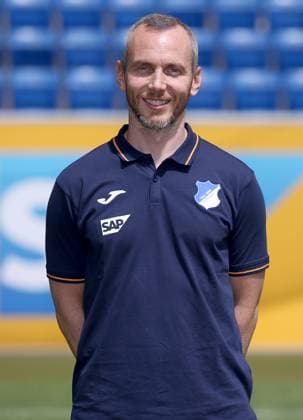 Sören Johannsen - Physiotherapeut , TSG 1899 Hoffenheim . Porträttermin TSG 1899 Hoffenheim 2023-2024 . Zuzenhausen, GER, 01.08.2023 ,Fussball 1. Bundesliga 2023 2024 . Editorial use only !