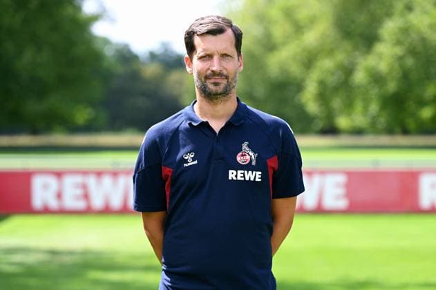 Physiotherapeut Daniel SchuÌˆtz; 1. FC Köln; 1.BL, Porträttermin 2023 2024