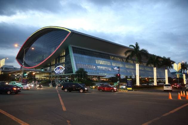 MOA arena Mall of Asia Arena in Manila; 01 01 2018 -