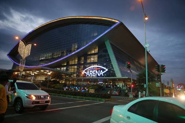 MOA arena Mall of Asia Arena in Manila; 01 01 2018 -
