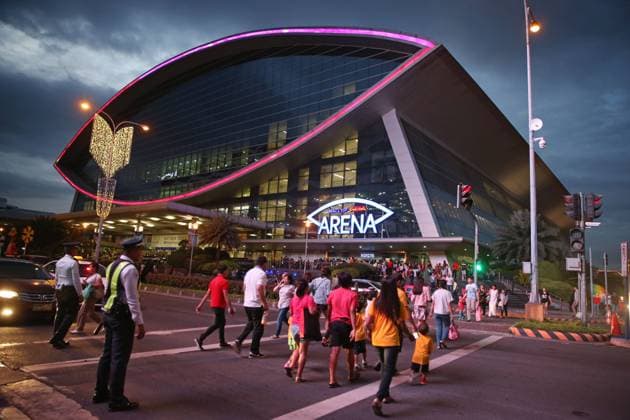 MOA arena Mall of Asia Arena in Manila; 01 01 2018 -
