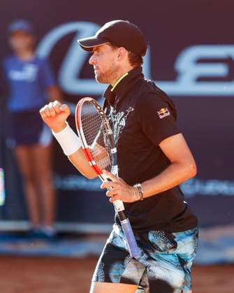 Dominic Thiem macht die Faust und jubelt,Jubel, Freude,Emotion Copyright: xJuergenxHasenkopfx