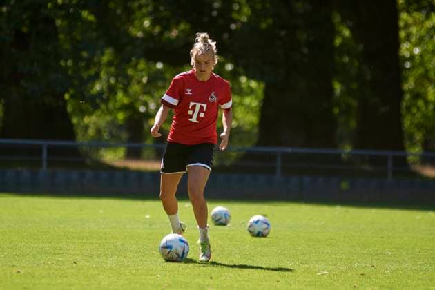 COLOGNE, GERMANY - 2 August, 2023: Practice of 1.FC Koeln Frauen  Copyright: xVITALIIxKLIUIEVx