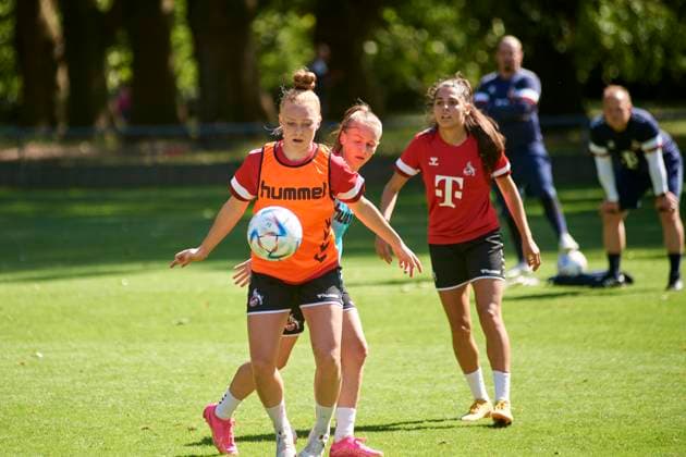 COLOGNE, GERMANY - 2 August, 2023: Practice of 1.FC Koeln Frauen  Copyright: xVITALIIxKLIUIEVx