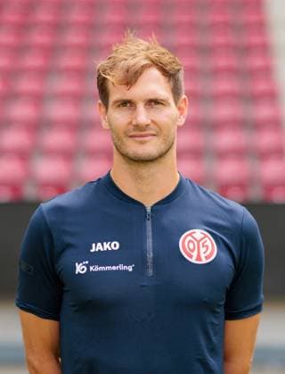 Fussball - Offizielles Portrait 1. FSVMainz 05, 1. FSV Mainz 05, Bundesliga-Saison 2023 2024, Jonas Grünewald (Stellvertretender Leiter Performance),