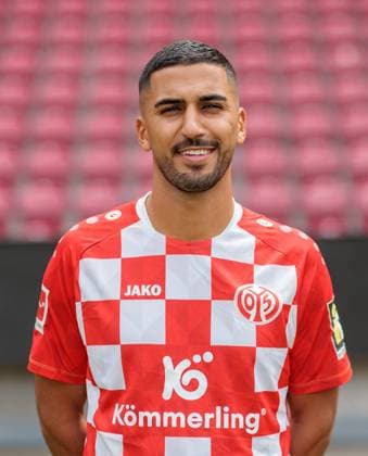 Fussball - Offizielles Portrait 1. FSVMainz 05, 1. FSV Mainz 05, Bundesliga-Saison 2023 2024, Aymen Barkok,