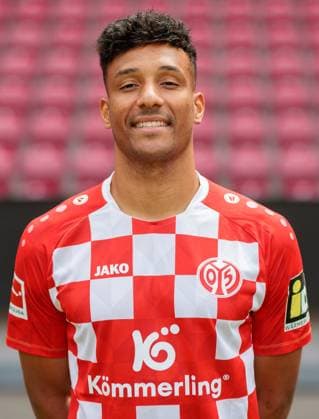 Fussball - Offizielles Portrait 1. FSVMainz 05, 1. FSV Mainz 05, Bundesliga-Saison 2023 2024, Karim Onisiwo,