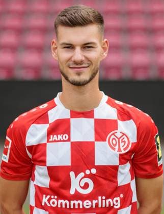Fussball - Offizielles Portrait 1. FSVMainz 05, 1. FSV Mainz 05, Bundesliga-Saison 2023 2024, Tom Krauß,