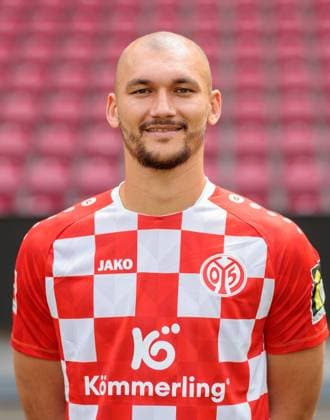 Fussball - Offizielles Portrait 1. FSVMainz 05, 1. FSV Mainz 05, Bundesliga-Saison 2023 2024, Ludovic Ajorque,