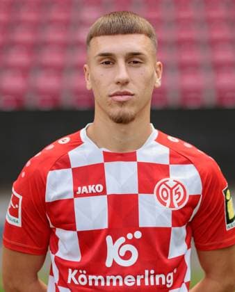 Fussball - Offizielles Portrait 1. FSVMainz 05, 1. FSV Mainz 05, Bundesliga-Saison 2023 2024, Brajan Gruda,