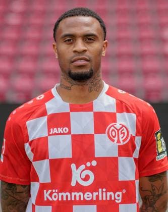 Fussball - Offizielles Portrait 1. FSVMainz 05, 1. FSV Mainz 05, Bundesliga-Saison 2023 2024, Delano Burgzorg,