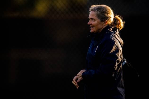 230804 Head coach Hege Riise of Norway at a training session during the FIFA Women s World Cup on August 4, 2023 in Wellington. Photo: Jon Olav Nesvold BILDBYRAN COP 217 JE0068 fotboll football soccer fotball fotbolls-vm världsmästerskap vm fifa womens world cup träning practice training norge norway day 16 dam bbeng Copyright: JONxOLAVxNESVOLD BB230804JE031