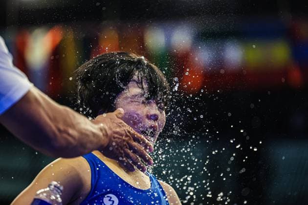 Sport Themen der Woche KW31 Wrestling U17, U 17 World Championships 2023 57kf WW - Aziza KELDIBEKOVA (KGZ) *** Wrestling U17 World Championships 2023 57kf WW Aziza KELDIBEKOVA KGZ Copyright: xUnitedxWorldxWrestlingx xKadirxCaliskanx United World Wrestling Kadir Caliskan