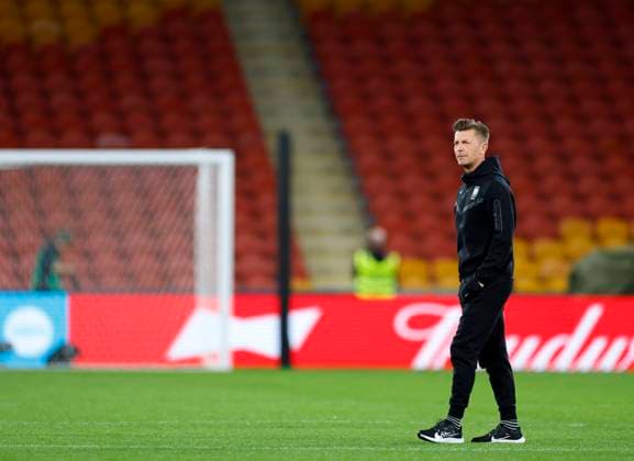 03.08.2023, Frauen Fussball WM 2023 in Australien, Vorrunde, 3.Spieltag, Südkorea - Deutschland - Kolumbien, im Suncorp Stadium (Brisbane). Trainer Colin Bell (Südkorea)