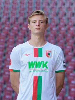 Frederik Winther; FC Augsburg; 1. BL, Porträttermin 2023 2024