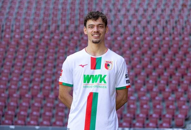 Aaron Zehnter; FC Augsburg; 1. BL, Porträttermin 2023 2024