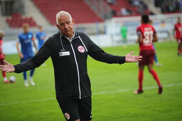 04.08.2023 Offenbach am Main, Sparda-Bank-Hessen Stadion) - Stadion Bieberer Berg Regionalliga Südwest Saison 2023 2024 Kickers Offenbach (OFC) gegen SV Stuttgarter Kickers Trainer OFC Christian Neidhart