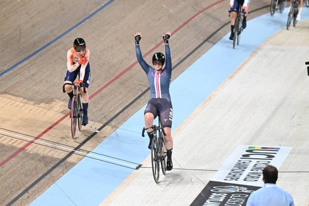 Sport Themen der Woche KW31 Sport Bilder des Tages 04-08-2023 World Championships Elite Women Track; Giornata 02; 2023, Usa; Valente, Jennifer; Glasgow - Sir Chris Hoy Velodrome; 