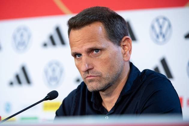 Panagiotis Joti Chatzialexiou (Deutschland, Sportlicher Leiter Nationalmannschaften), AUS, Pressekonferenz DFB Frauen Nationalmannschaft Deutschland, FIFA Frauen Fussball Weltmeisterschaft Australien 2023, 05.08.2023 AUS, Pressekonferenz DFB Frauen Nationalmannschaft Deutschland, FIFA Frauen Fussball Weltmeisterschaft Australien 2023, 05.08.2023 Wyong Copyright: xEibner-Pressefoto Memmlerx EP_MMR