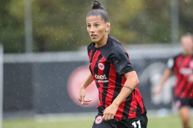 Johanna Brengel (Eintracht Frankfurt, 11), GER, Eintracht Frankfurt vs. 1. FC Nuernberg, 1. Frauen Bundesliga, Testspiel, Spielzeit 2023 24, 06.08.2023, GER, Eintracht Frankfurt vs. 1. FC Nuernberg, 1. Frauen Bundesliga, Testspiel, Spielzeit 2023 24, Frankfurt Copyright: xEibner-Pressefoto UlrichxScherbaumx EP_USM