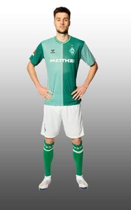GER, Mannschaftsportrait Werder Bremen 07.08.2023, Wohninvest Weserstadion, Bremen, GER, Mannschaftsportrait Werder Bremen im Bild picture shows Ilia Gruev (Werder Bremen 28);