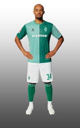 GER, Mannschaftsportrait Werder Bremen 07.08.2023, Wohninvest Weserstadion, Bremen, GER, Mannschaftsportrait Werder Bremen im Bild picture shows Jean Manuel Mbom (Werder Bremen 34);
