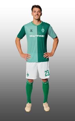 GER, Mannschaftsportrait Werder Bremen 07.08.2023, Wohninvest Weserstadion, Bremen, GER, Mannschaftsportrait Werder Bremen im Bild picture shows Nicolai Rapp (Werder Bremen 23);