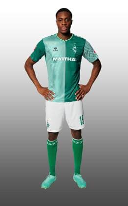 GER, Mannschaftsportrait Werder Bremen 07.08.2023, Wohninvest Weserstadion, Bremen, GER, Mannschaftsportrait Werder Bremen im Bild picture shows Dikeni Salifou (Werder Bremen 19);