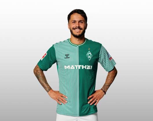 GER, Mannschaftsportrait Werder Bremen 07.08.2023, Wohninvest Weserstadion, Bremen, GER, Mannschaftsportrait Werder Bremen im Bild picture shows Leonardo Bittencourt (Werder Bremen 10);