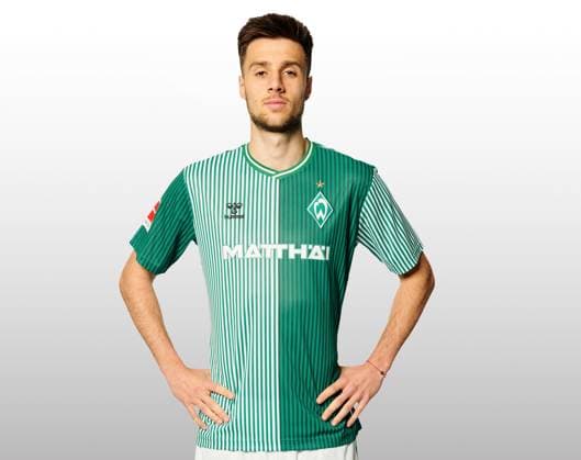 GER, Mannschaftsportrait Werder Bremen 07.08.2023, Wohninvest Weserstadion, Bremen, GER, Mannschaftsportrait Werder Bremen im Bild picture shows Ilia Gruev (Werder Bremen 28);